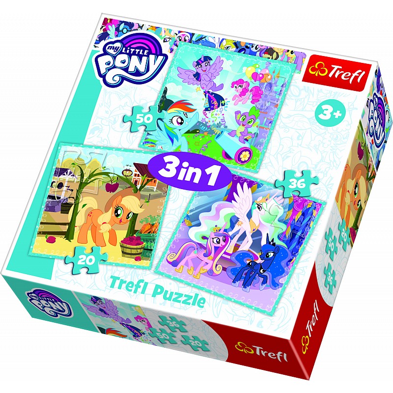 TREFL Pusle komplekt My Little Pony (3 in 1)