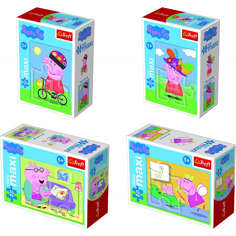 TREFL MINI MAXI Pusle 20 Peppa Pig 56000