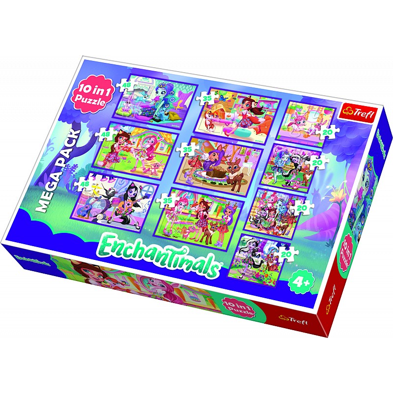 TREFL Pusle komplekt Enchantimals (10 in 1)