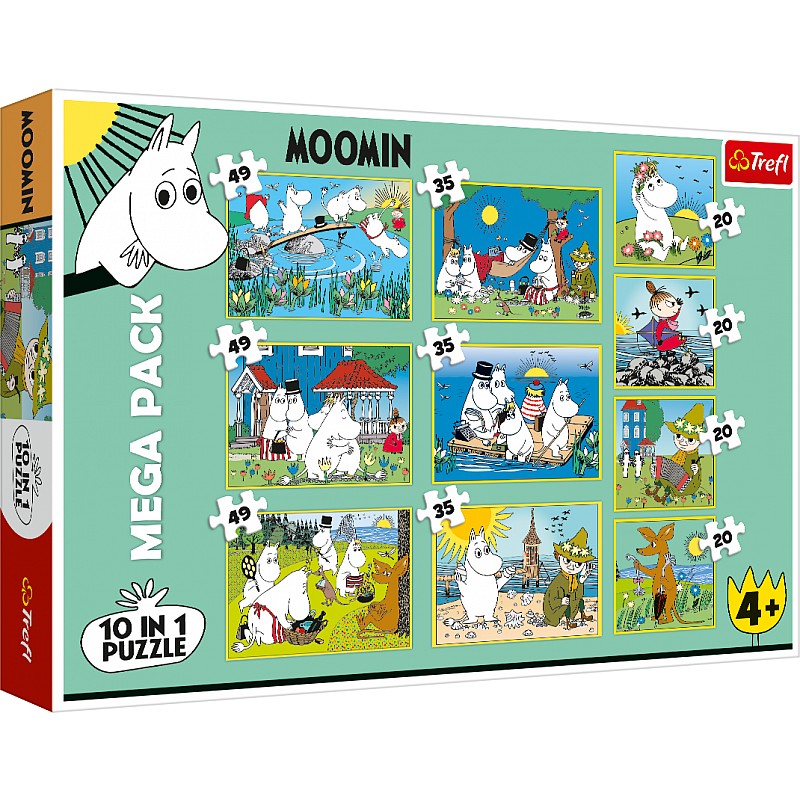 TREFL MOOMIN Pusle komplekt 10 in 1 Muumi