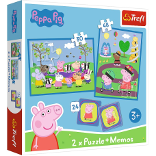 TREFL PEPPA PIG Pusle ja memo komplekt Põrsas Peppa 93331T