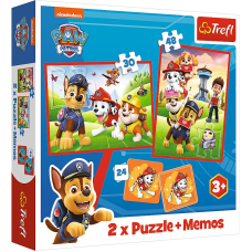 TREFL PAW PATROL Pusle ja memo komplekt 30+48+M24, 93337T