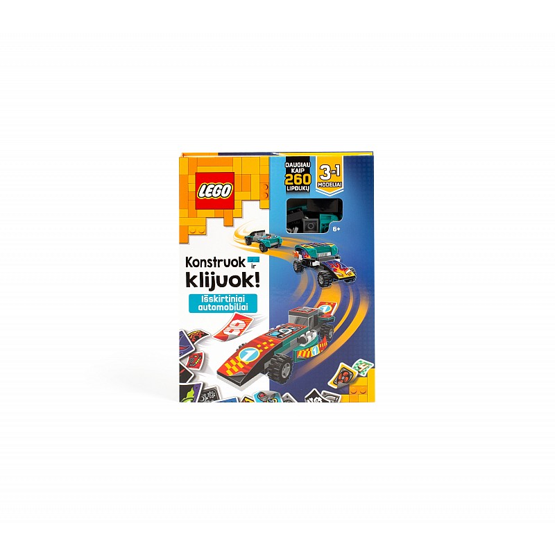 LEGO ICONIC Ajakiri ülesannete ja konstruktoriga (50 osa) (leedu keeles)