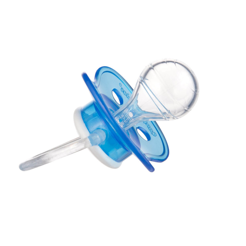 Canpol 22/410 silikoonist rahustav lutt 0-6 kuud, ümmargune, LOVE & SEA, sinine