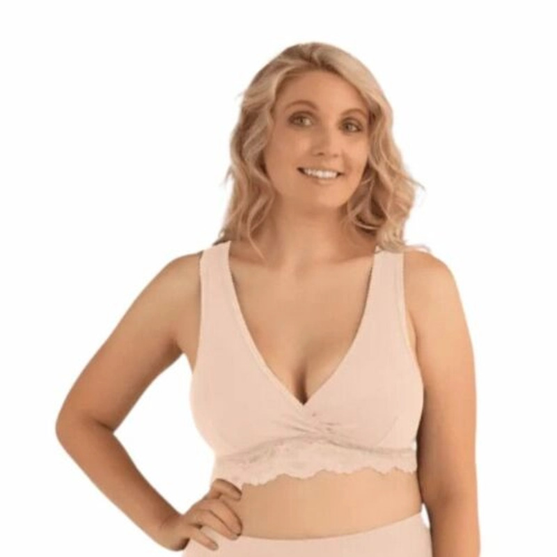 Carriwell Organic Crossover Nursing Bra Honey XL