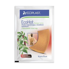 Ecoplast plaaster ECOHOT 10x15 cm, soojendav pipraga