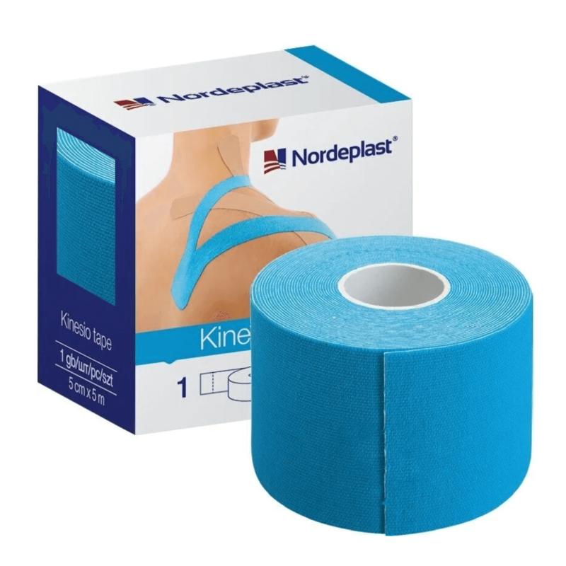 Nordeplast kinesioloogiline teip 5 cm x 5 m, helesinine, N1