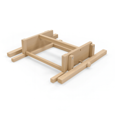 Ingvart ristisuunaline kiikumismehhanism Smart ümarale/ovaalsele voodile Natural