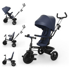 Kinderkraft kolmerattaline jalgratas ASTON 2 PLUS Navy