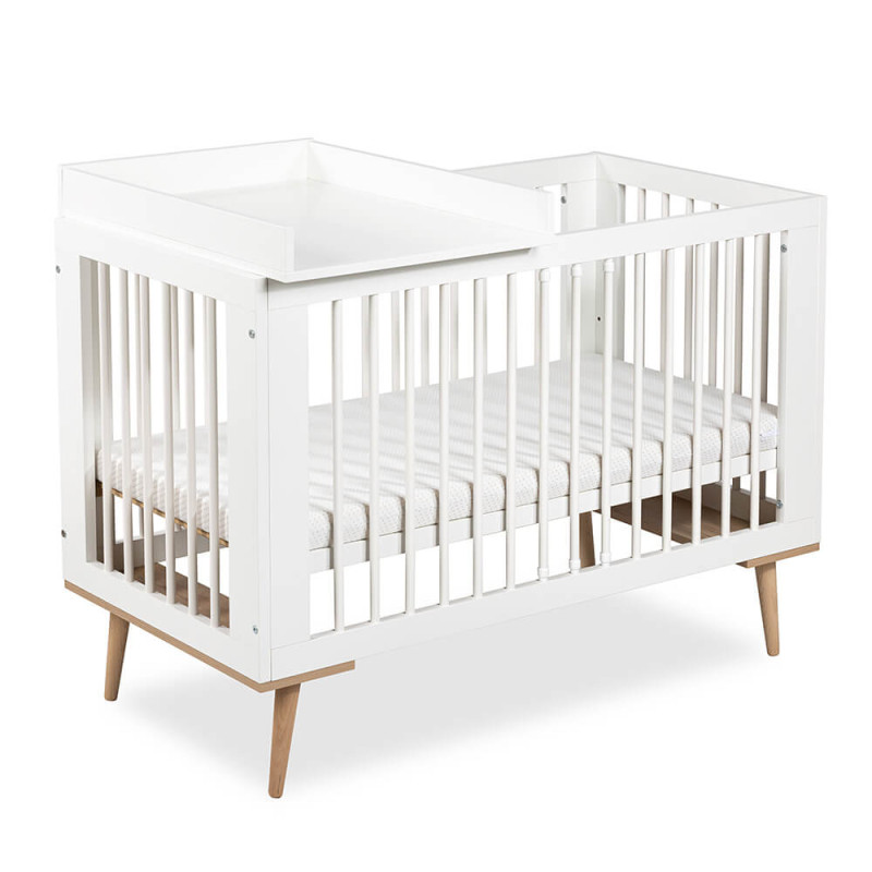 Klupś mähkimisalus võrevoodile 120×60 cm, valge