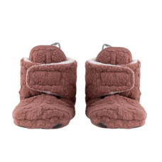 Lodger Slipper Folklore Fleece sussid, 6-12 m., Rosewood SLF_625_6-12