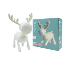 Mary's LED LAMP DEER WHITE 1W 169x159x240mm