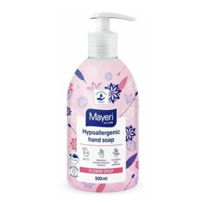 MAYERI All-Care hüpoallergeenne vedelseep Flower Shop 500ml F898