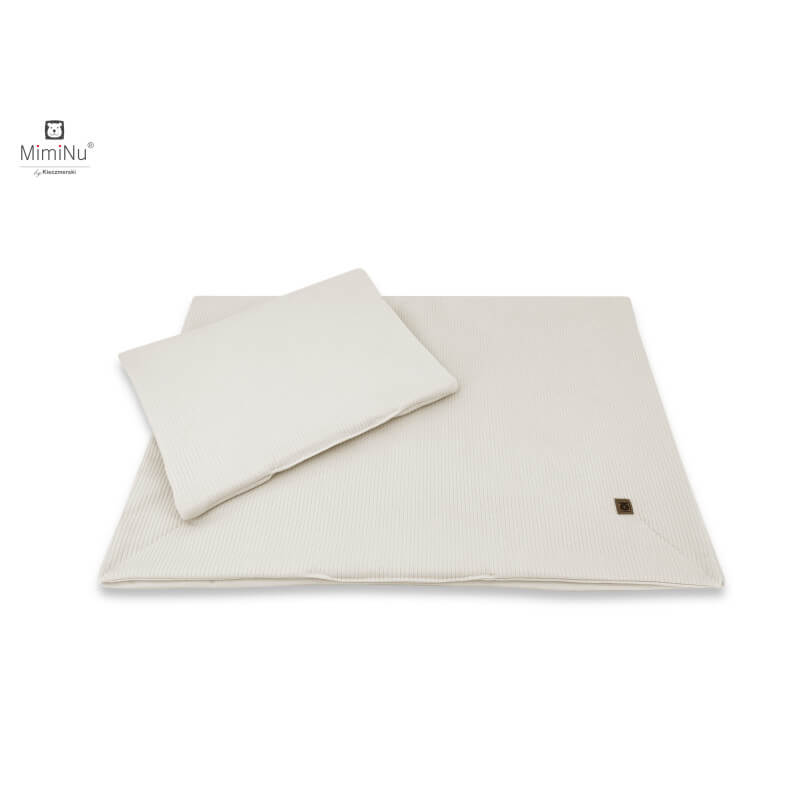 Miminu Kieczmerski – voodipesukomplekt C-2, 100 × 135 + 40 × 60 cm, MIMINU SOFT kollektsioon, beež