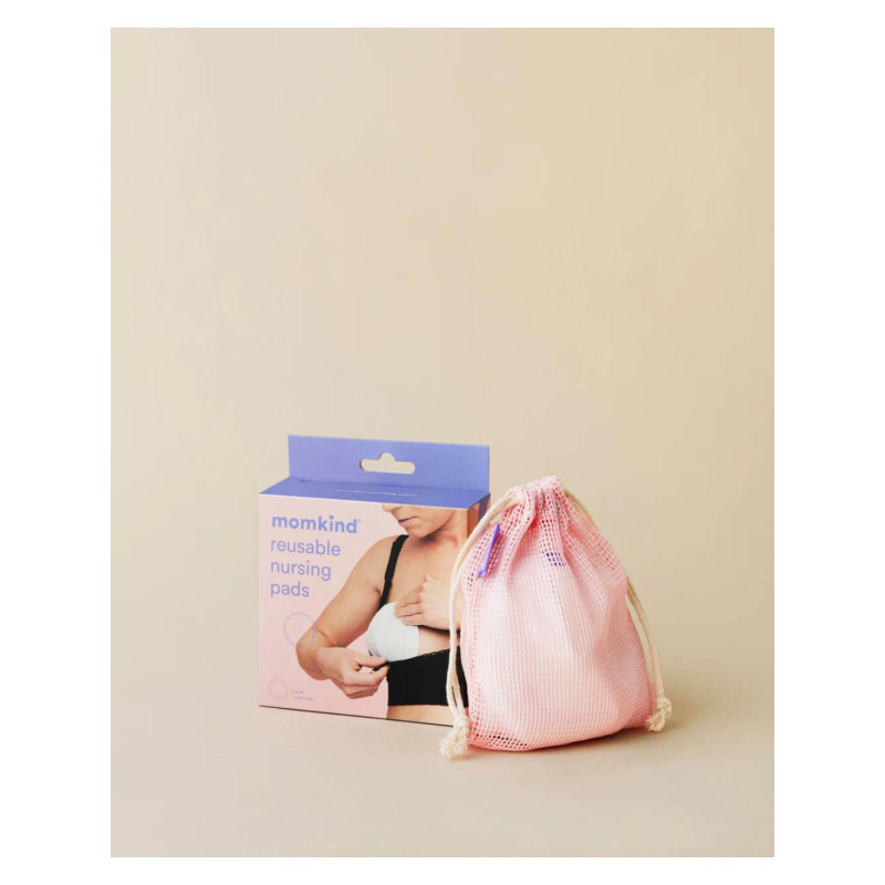 Momkind korduvkasutatavad rinnapadjad, 6 tk.