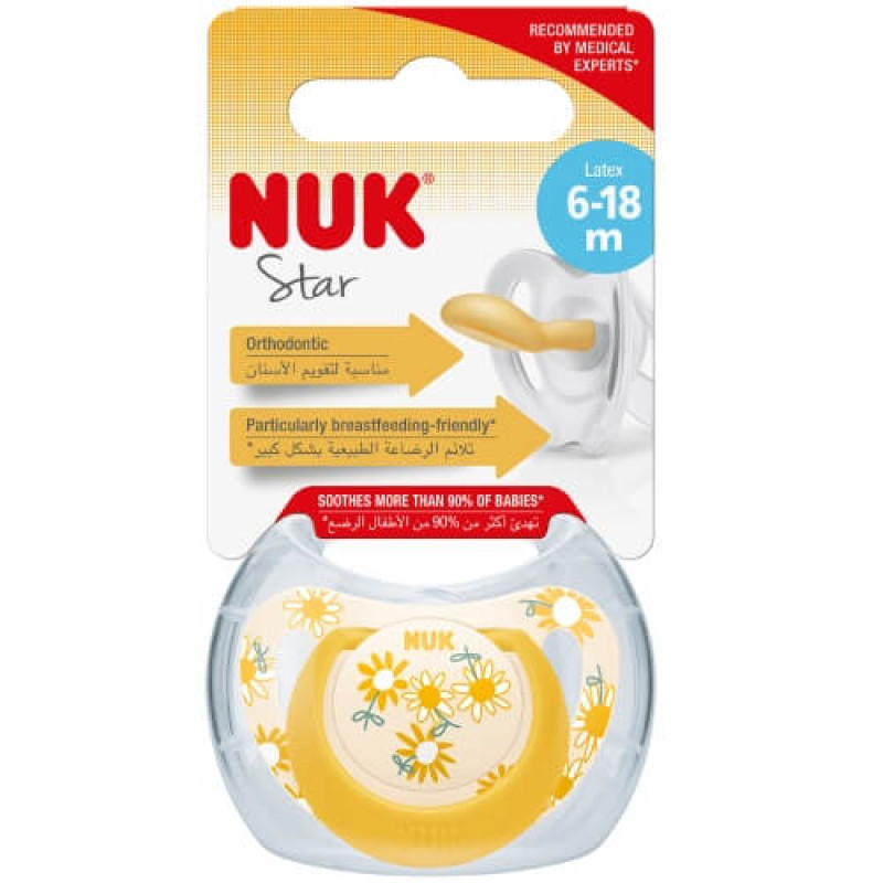 NUK 10734076 Lutt STAR 2LA (1 tk)