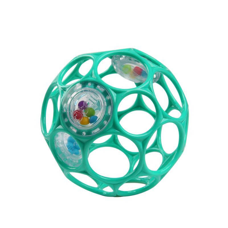 OBALL 11483-12DT Kõristiga pall 10 CM MÜNDIROHELINE 0M+