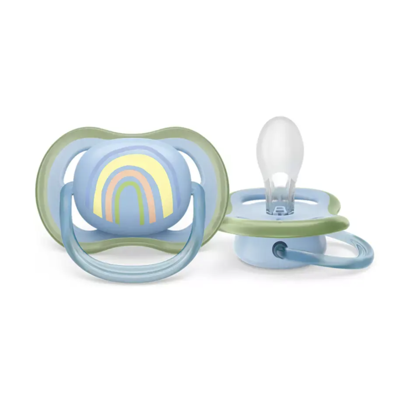 Philips Avent silikoonist lutt Ultra Air Deco, rainbow, 0-6M (1 tk), SCF086/03