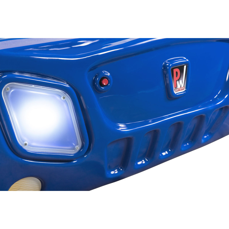 PLASTIKO lastevoodi + madrats komplektis 160x80cm Monza Mini sinine