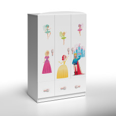 PLASTIKO riidekapp 3D Princess