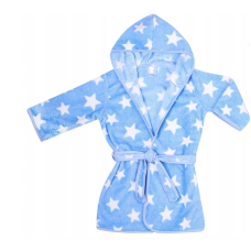 DUET BABY CORAL Vannimantel kapuutsiga  806 80-92 STARS blue