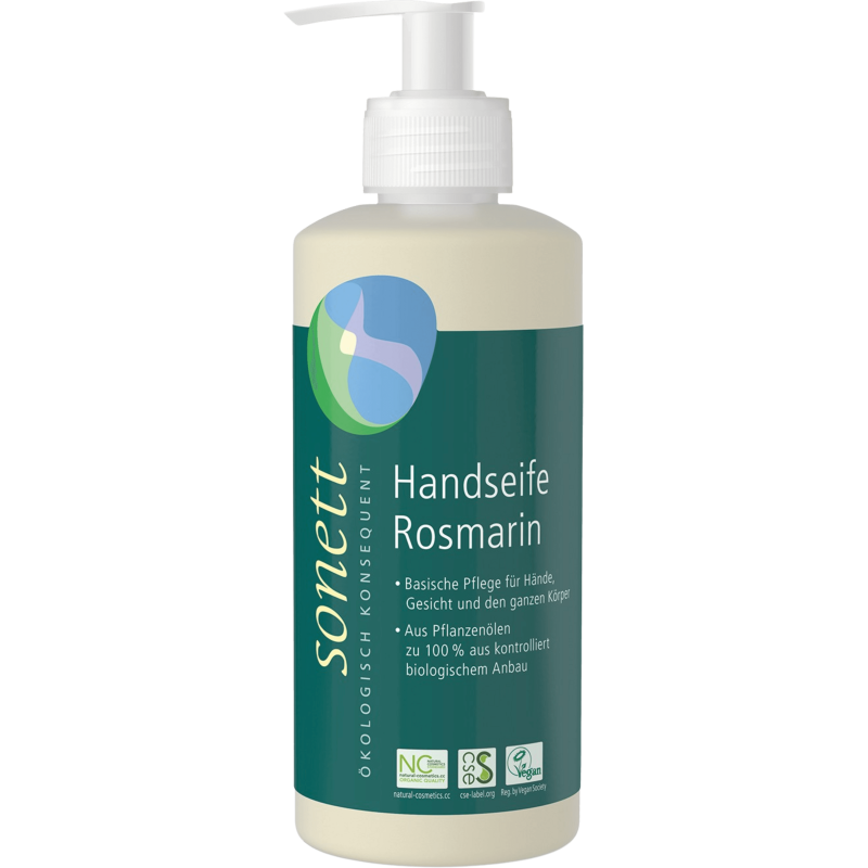 Sonett Rosmariini vedelseep 300ml