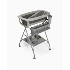 Twistshake Vanniņa Ar Statīvu Twistshake Luxury Bath Kit Faded Grey