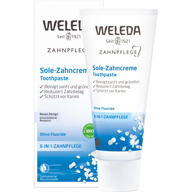 Weleda hambapasta soolaga, 75 ml.