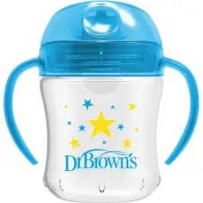 Dr.browns TC61004 SOFT SPOUT MUG 180ML BLUE 6+