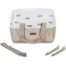 Sensillo STROLLER BAG LEATHERETTE CARS