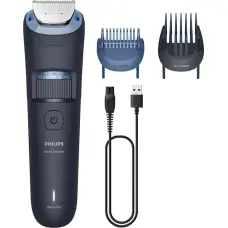 Philips series 3000 bārdas trimmeris, tum&scaron;i zils - BT3665/15