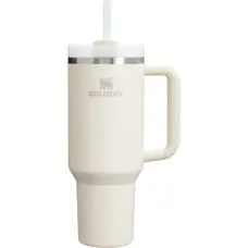Stanley Termokrūze ar salmiņu The Quencher H2.O FlowState Tumbler 1.18L krēmkrāsā 2.0