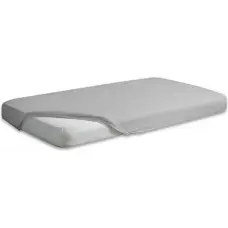 Miniania Palags jersī ar gumiju 160x80 cm GREY (3254)