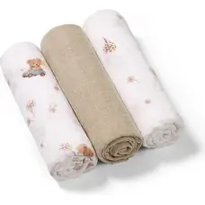Babyono 348/15 SUPER SOFT BEIGE MUSLIN DIAPERS