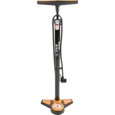 Bottari Bicycle pump "POWER STAR", black/orange