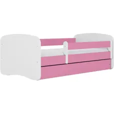 Kocot Kids Bed babydreams pink without pattern without drawer with mattress 140/70