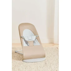 BABYBJORN Bouncer Balance Soft Woven/Jersey lamamistool, Beige/Grey 005383