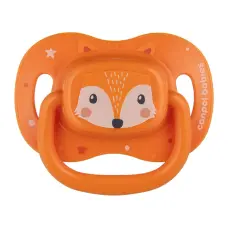 CANPOL BABIES silikoonist sümmeetriline lutt CUTE ANIMALS, 6-18k., 34/925_ora