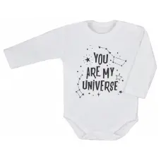 KOALA UNIVERSE pikkade varrukatega bodi, suurus - 62 , AM1-085 valge