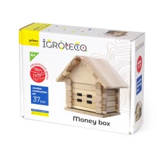 IGROTECO Puidust konstruktor   MONEY BOX 37 detaili 4+, IG0293