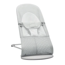 BABYBJORN Bouncer Balance Soft Mesh lamamistool, Silver/White 005129