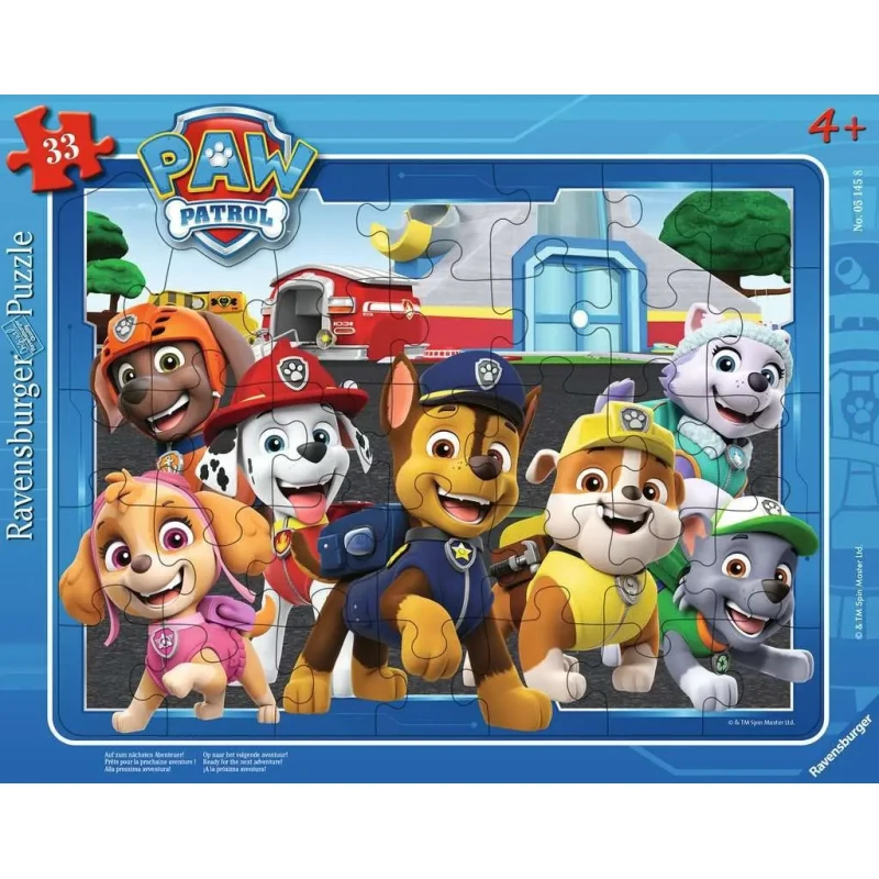 Ravensburger Pusle raamis Paw Patrol 33tk. 4+ R 05145