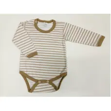 ZUZIA Bodi , suurus- 74 ,JEŽ 1712/74 white/beige strips ALLAHINDLUS