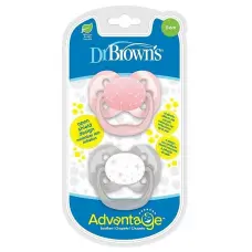 DR.BROWNS silikoonist lutt 0-6m, ADVANTAGE Stars 2tk. PA12001-INTLX