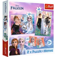 TREFL FROZEN Pusle ja memo komplekt Frozen 2 93335T