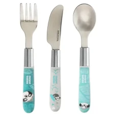 Canpol roostevabast terasest söögiriistade komplekt EXOTIC ANIMALS, sinine (9/477_blu2)