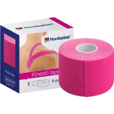 Nordeplast kinesioloogiline teip 5 cm x 5 m, roosa, N1