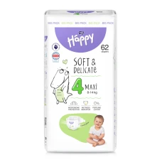 Happy Maxi (8-14kg) 62tk mähkmed, suurus 4