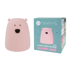 Mary's Lamp LED LITTLE BEAR Pink RGB+WW /NB 3 x AAA 1.5V battery (not included)