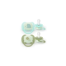 Philips Avent AVENT SCF094/01 lutt Soother Soft 0–6 kuud, Night & Day, siil/lõvi